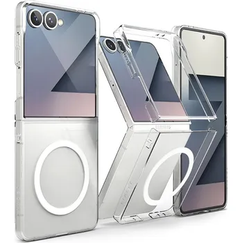 Pouzdro na mobilní telefon KRYT RINGKE SLIM MAGNETIC MAGSAFE GALAXY Z FLIP 7 CLEAR