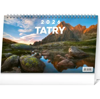 Kalendář NOTIQUE Stolový kalendár Tatry 2026, 23,1 x 14,5 cm