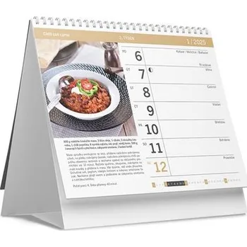 Kalendář Top recepty 2025 - stolní kalendář