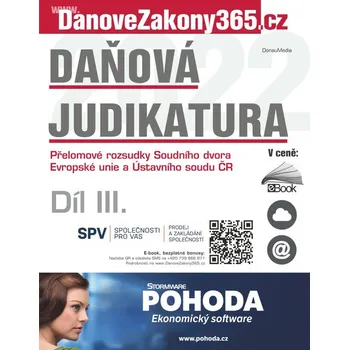 Kniha Daňová judikatura (III.)