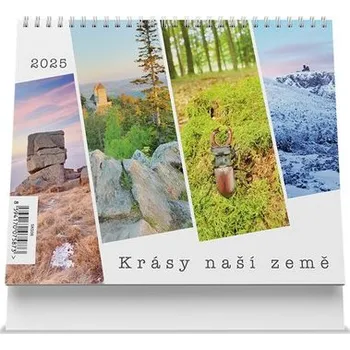 Kalendář Krásy ČR 2025 - stolní kalendář