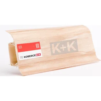 soklová lišta Obvodová soklová lišta plastová (pro PVC a vinyl) javor hartlay - 250cm