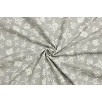 Bavlněné plátno - Pirátské Lebky