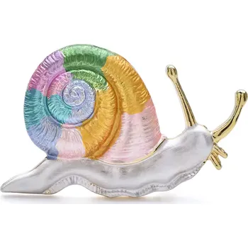 Brož B-TOP Brož Šnek s barevnou ulitou