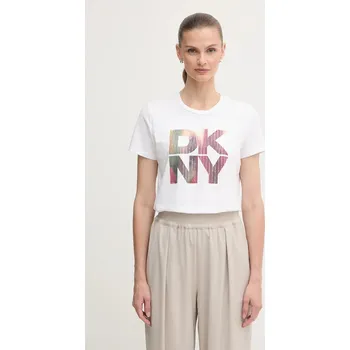 Dámské tričko Tričko Dkny dámské, bílá barva, P52H4WNA 00X, vel. XL