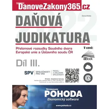 Kniha Daňová judikatura (III.)