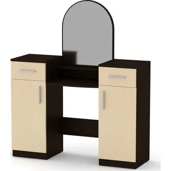 Toaletní stolek Vomaks Toaletní stolek BEAUTY-02 Barva: wenge + javor