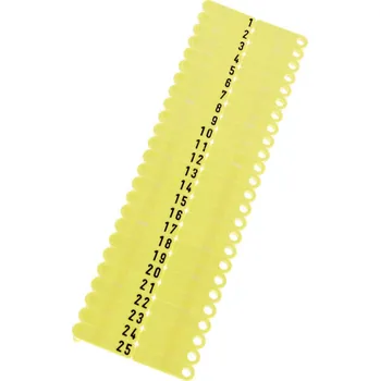 Ušní známky Twintag bez popisu žluté 50ks/bal