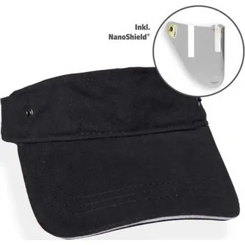 ochranný štít Pfanner Schutzbekleidung | Ochranný štít na bavlněném kšiltu černý