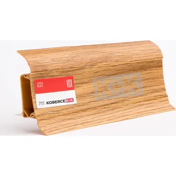 soklová lišta Obvodová soklová lišta plastová (pro PVC a vinyl) dub korkový - 250cm