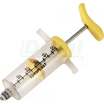 Stříkačka nylon LL 50ml, plastová rukojeť