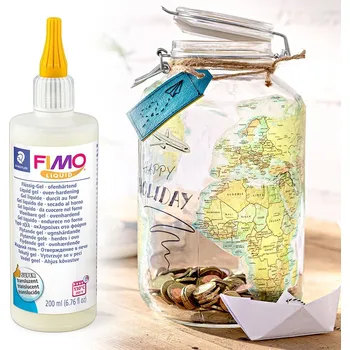 Modelovací hmota FIMO Deco gel 200ml Lidově ,,Tekuté FIMO" = průsvitný gel, který skýtá skvělé možnosti použití: