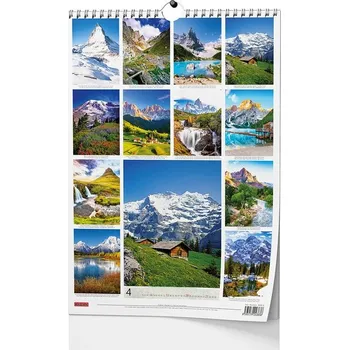 Kalendář Hory 2025 - nástěnný kalendář