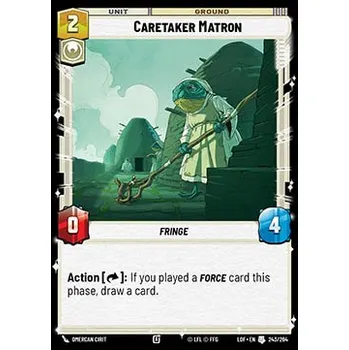Sběratelská karetní hra Caretaker Matron 243/264 - Legends of the Force Typ karty: Standard