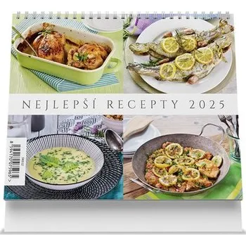 Kalendář Nejlepší recepty 2025 - stolní kalendář