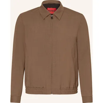 Pánský kabát Hugo Pánská Bunda Hellys241F1X, hnědá, 50