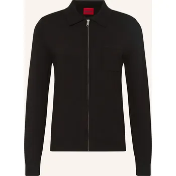 Pánské oblečení Hugo Pánský Úpletový Kardigan San Jean, černá, S