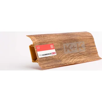 soklová lišta Obvodová soklová lišta plastová (pro PVC a vinyl) dub kouřový - 250cm