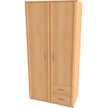 Šatní skříň NÁBYTEK MIKULÍK s.r.o. SIGMA XL - skříň, 150x207cm Dekor: bílá struktura Šířka: 150, Výška: 207, Dekor: buk