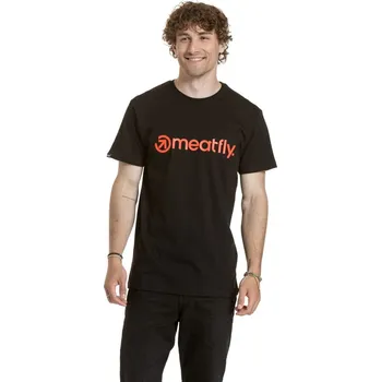 Pánské tričko Meatfly pánské tričko Joe Red / Black | Červená | Velikost XXL | 100% bavlna