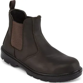 Pracovní obuv PortWest | Steelite Dealer S1P - Brown / 41 / 41 / traditional styled safety dealer boot with steel toecap and steel midsole.