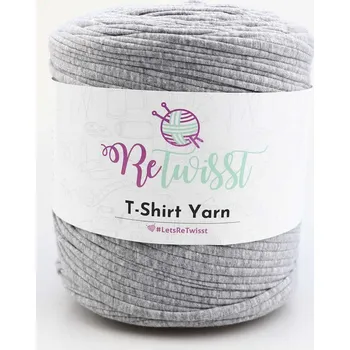 Příze špagáty ReTwisst šedá melange