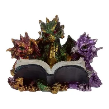 Živelné dračí mládě - 3 dráčci nad knihou