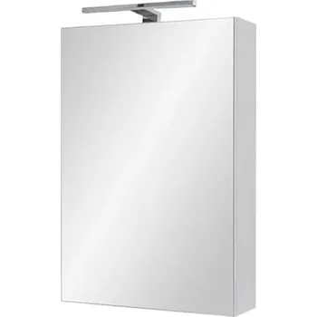 Koupelnový nábytek Zrcadlová skříňka s osvětlením Ticino 40 ZS LED-CR bílá/chrom