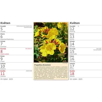 Kalendář Zdraví z přírody 2025 - stolní kalendář