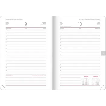 Diář Denní diář Cambio 2025 oranžové květiny