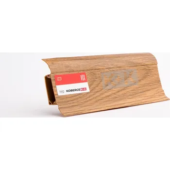 soklová lišta Obvodová soklová lišta plastová (pro PVC a vinyl) dub burgundský - 250cm