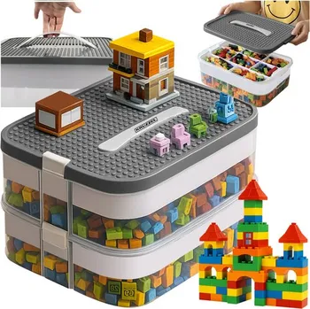 Úložný box Úložný box na stavebnici 2 patrový Kruzzel 25756