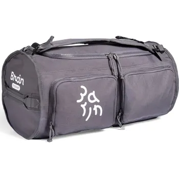 Sportovní taška BrainMax Brain Hybridní taška, 35 l, šedá Univerzální hybridní šedá taška vhodná na cestování, organizaci i na sport