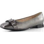 Caprice metalické baleríny Dark Grey se sponou 9-22101-45-289 - 39 | P698940