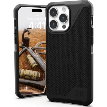 Pouzdro na mobilní telefon Kryt na mobil UAG Metropolis LT MagSafe Kevlar Black iPhone 15 Pro Max