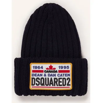 Kšiltovka dsquared2 Pánská Čepice Risvolto, tmavě modrá, one size