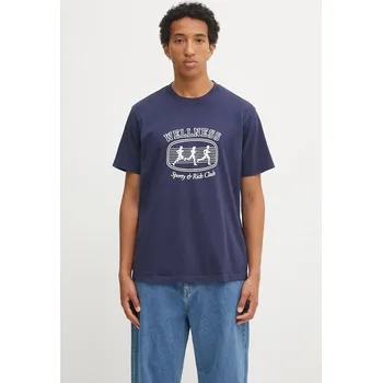 Dámské tričko Bavlněné tričko Sporty & Rich Paris Marathon, XS, námořnická modř, 59X