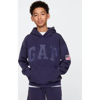 GAP Chlapecké Dětská mikina VintageSoft Americana GAP Modrá 104/110 (2869600)