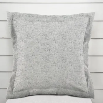 Povlak na polštářek Dekorační povlak na polštář s lemem PML-118 Šedá režná 50 x 60 cm