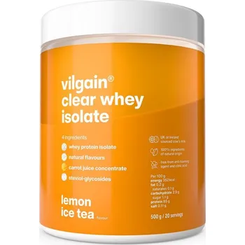 Protein Vilgain Clear Whey Isolate – Lemon ice tea 500 g