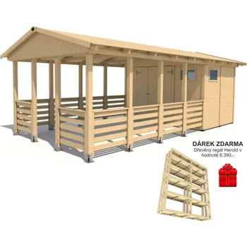 Zahradní altán Zahradní altán Herold A3366 BX (6,3 + 12,6 m2)