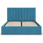 AGroup Čalouněná postel POLLA 140 x 200 cm Barva látky Trinity: (2313) Modrá