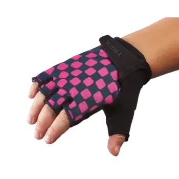 Cyklistické rukavice TREK dětské rukavice Evoke, růžové - S/M