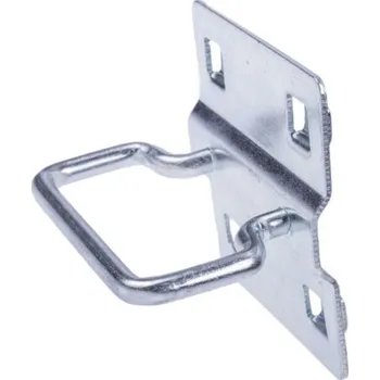 Držák na polici Obdélníkový hák do děrované desky - WGB1331G