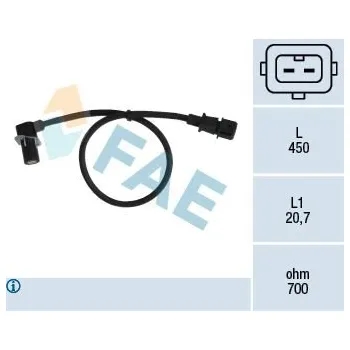 Kliková hřídel Generátor impulsů, klikový hřídel FAE 79012