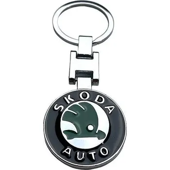 Tuning Mjakes klíčenka přívěsek oboustranná pro vozy ŠKODA