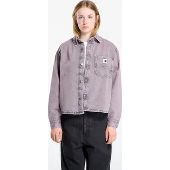 Pánská košile Košile Carhartt WIP W' Georgia Shirt Jac Black/ Hortensia Garment Dyed S