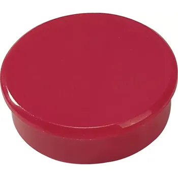 Kancelářský nábytek DAHLE 95438 přídržný magnet, červený, Ø 38 mm, 25 N, 2 ks