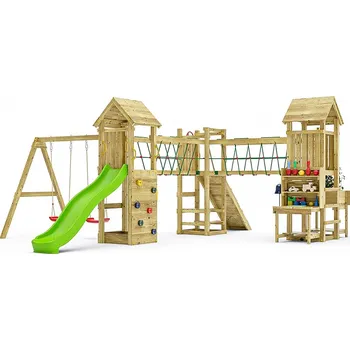 Dětské hřiště Marimex | Dětské hřiště Marimex Play Basic 012 + zelená skluzavka | 11640639