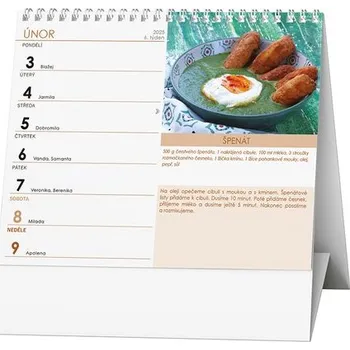 Kalendář Levné recepty 2025 - stolní kalendář